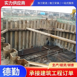 德勤拉森钢板桩施工专业施工团队一站式服务